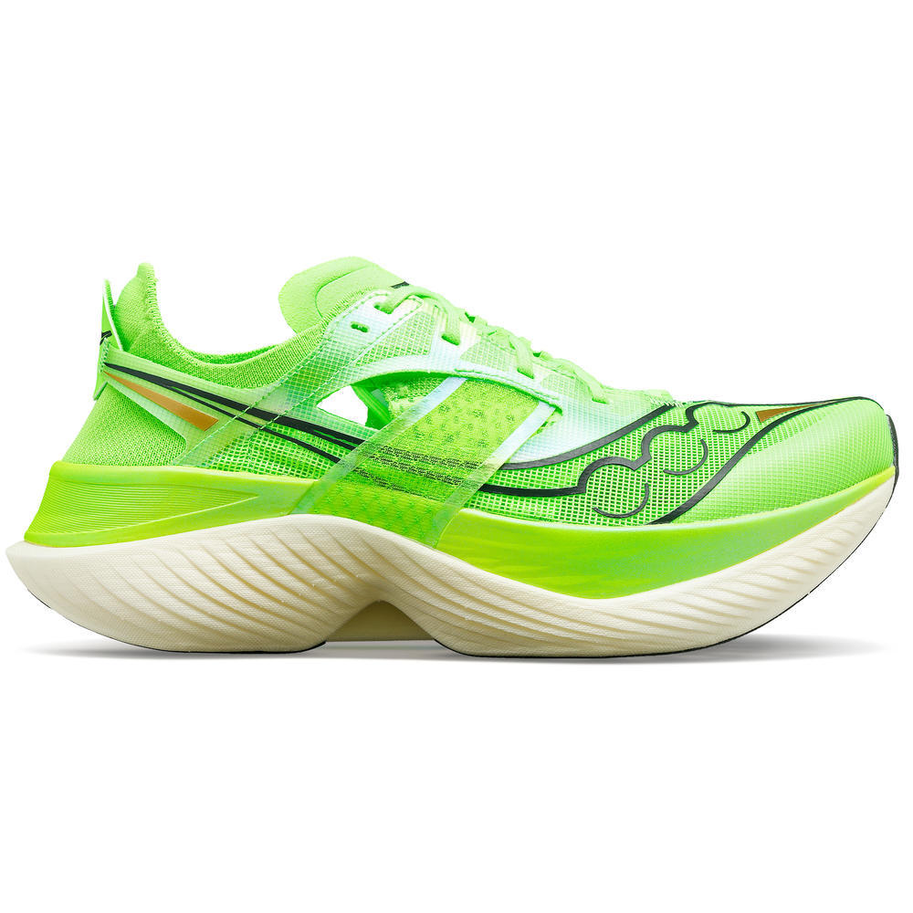 Saucony Endorphin Elite, Damen, slime, grün