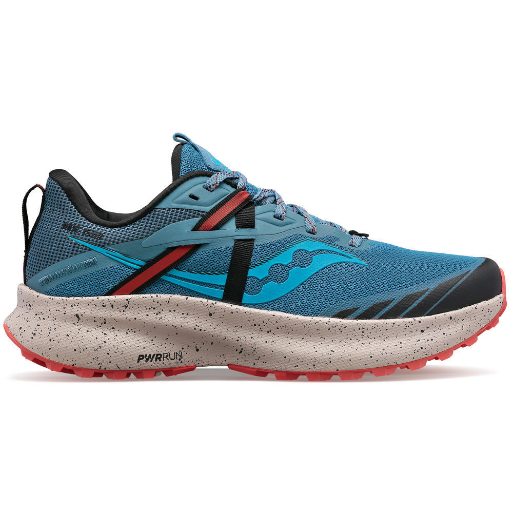 Saucony Ride 15 TR, Damen, mist/ember, blau