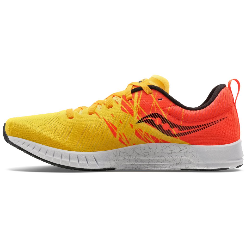 Saucony Fastwitch 9, Herren, vizigold/vizired, gelb/orange