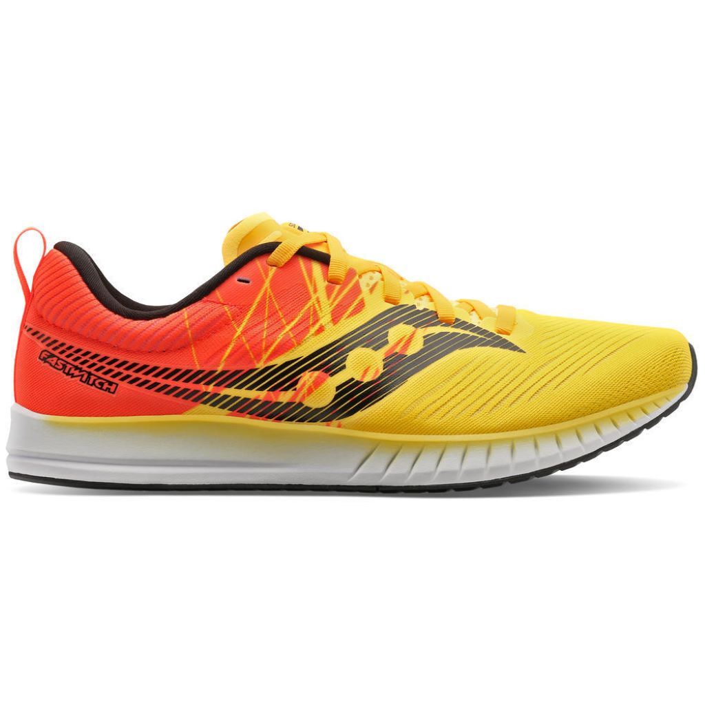 Saucony Fastwitch 9, Herren, vizigold/vizired, gelb/orange