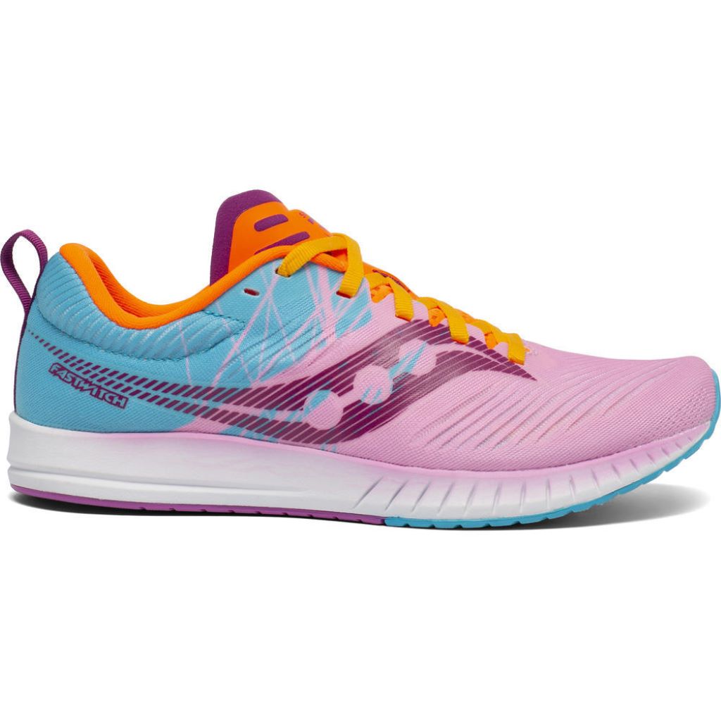 Saucony Fastwitch 9, Damen, future pink, pink/hellblau