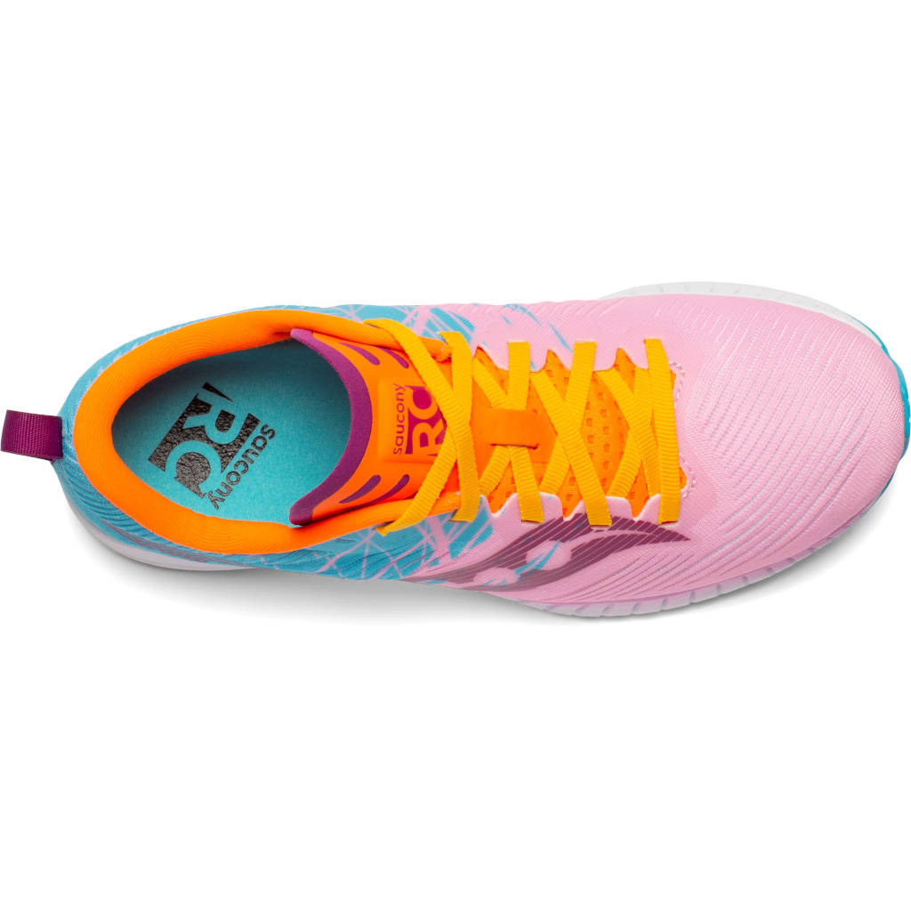 Saucony Fastwitch 9, Damen, future pink, pink/hellblau