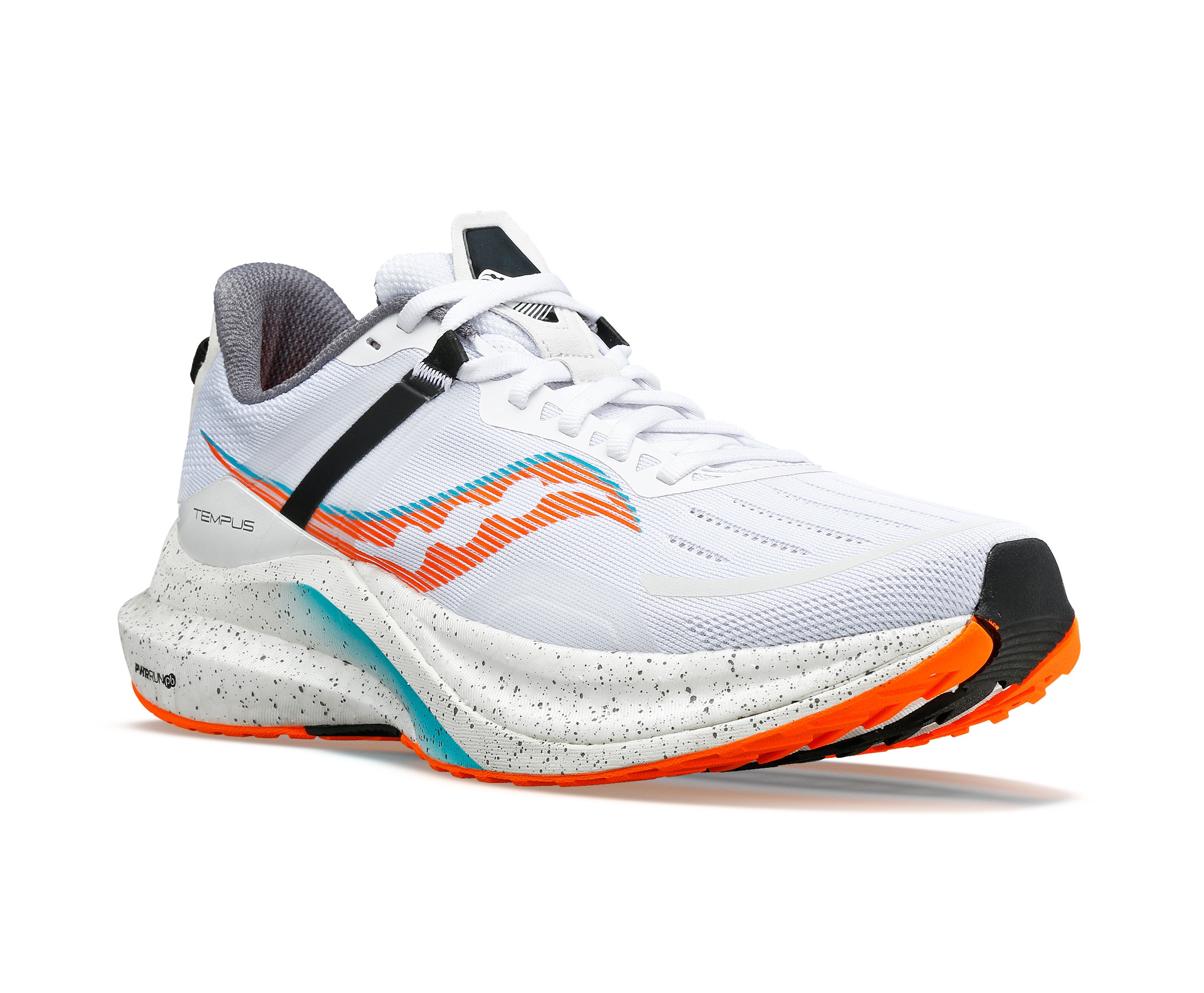 Saucony Tempus, Herren, white/viziorange, weiß/orange