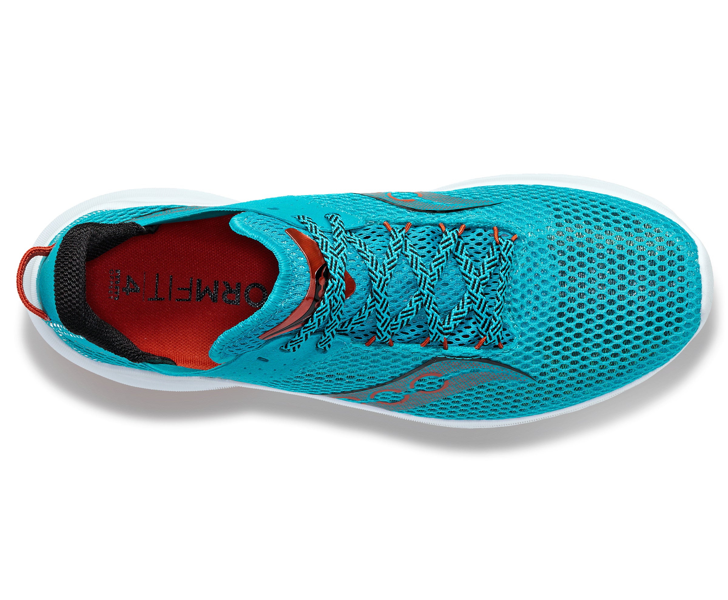 Saucony Kinvara 14, Herren, agave/lava, blau/rot