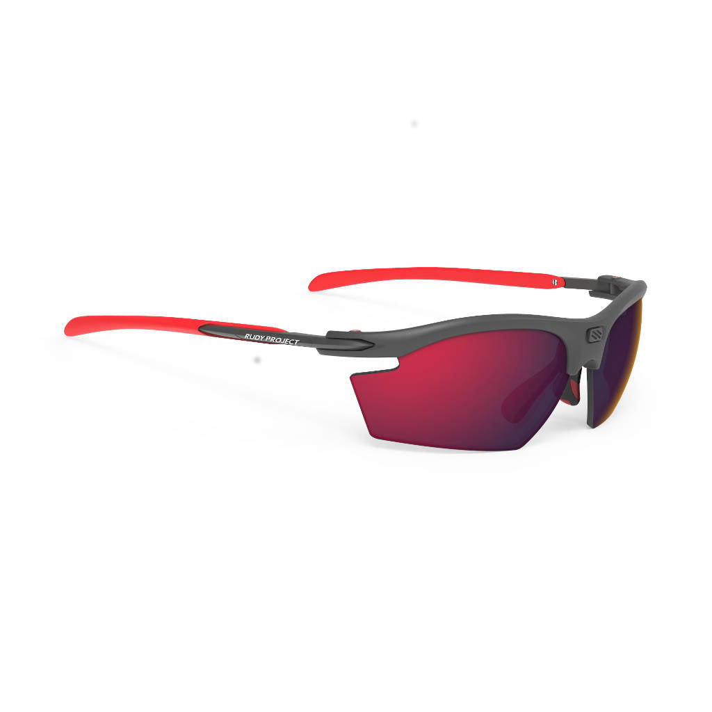 RUDY Project Rydon, graphit, RP Optics Multilaser rot, Radbrille, Sportbrille