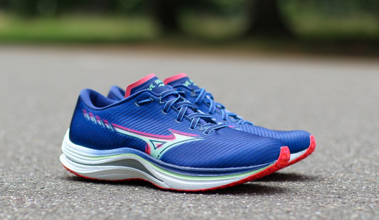 MIZUNO Wave Rebellion, Herren, blau/weiß