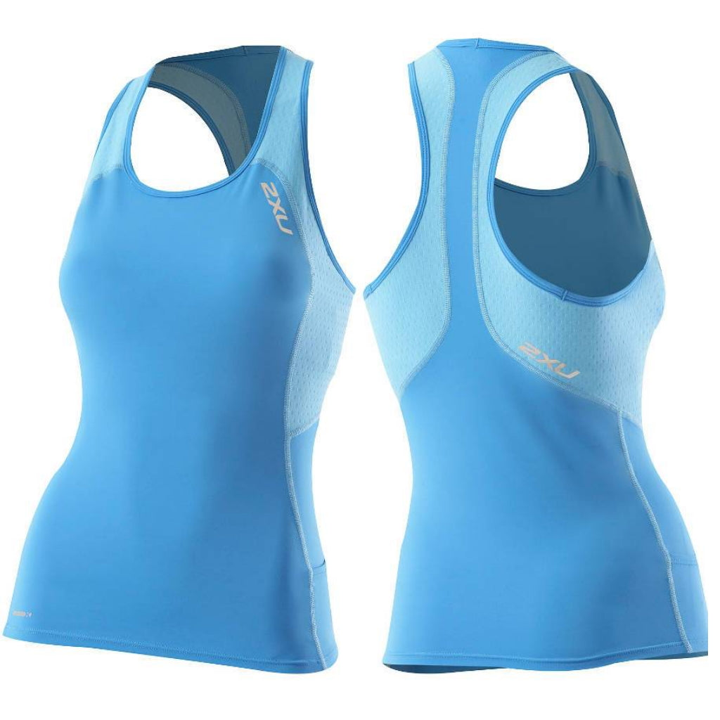 2XU Comp Tri Singlet, Damen, hellblau, WT1770a