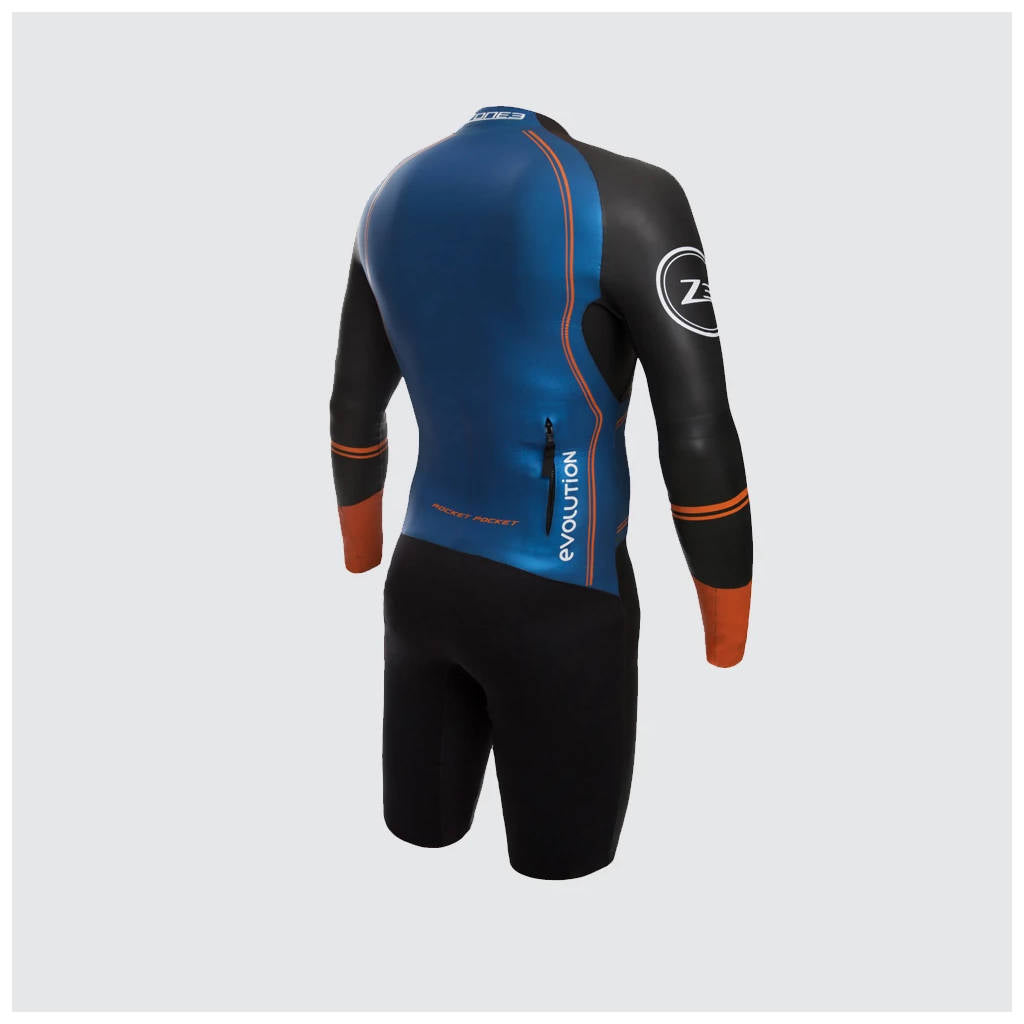 Tester Zone3 Men's Evolution Wetsuit, Neoprenanzug, Herren, schwarz/blau