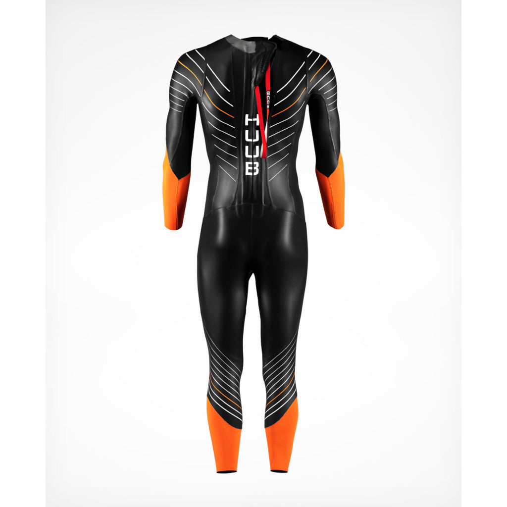 Huub Araya 2:4, Neoprenanzug, schwarz/orange, Herren, 2024