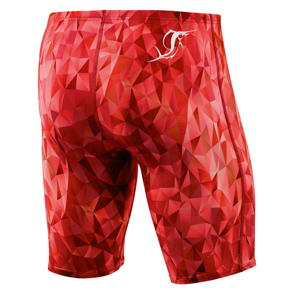 Sailfish Mens Durability Square red, Jammer, Badehose, rot