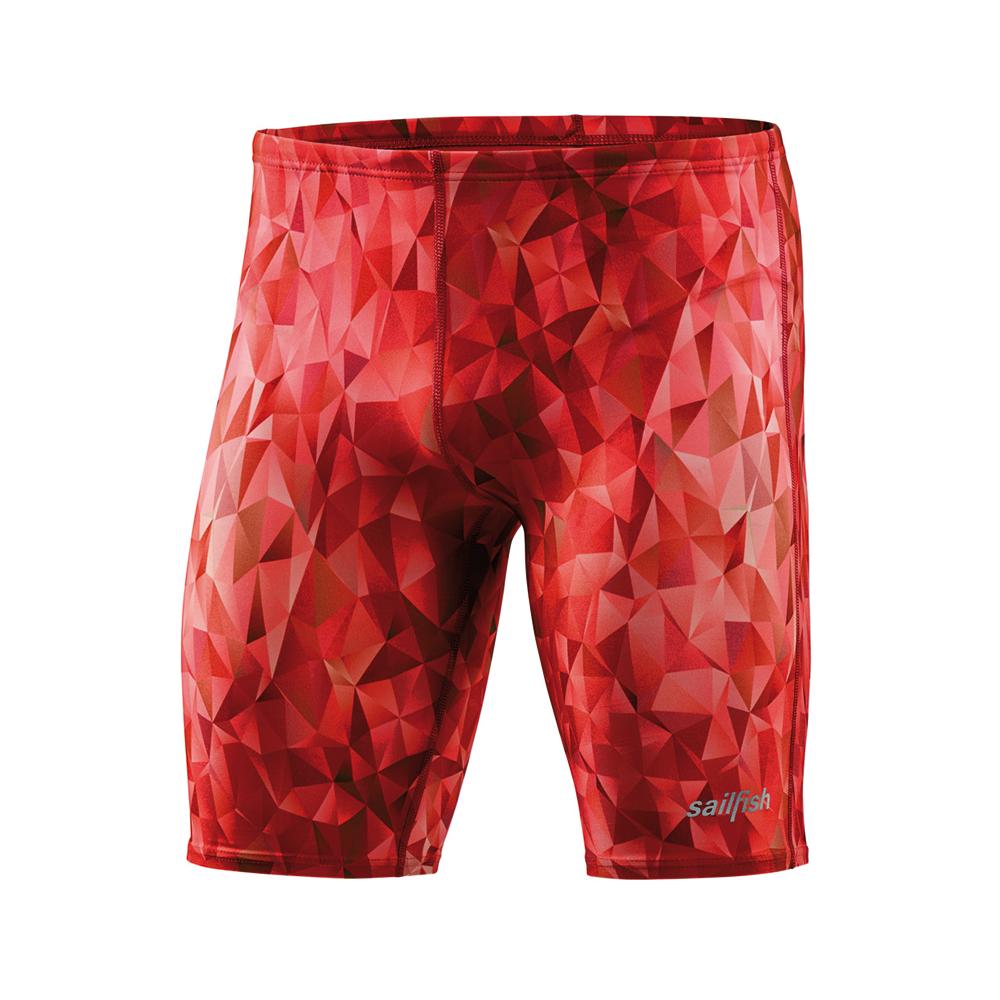 Sailfish Mens Durability Square red, Jammer, Badehose, rot