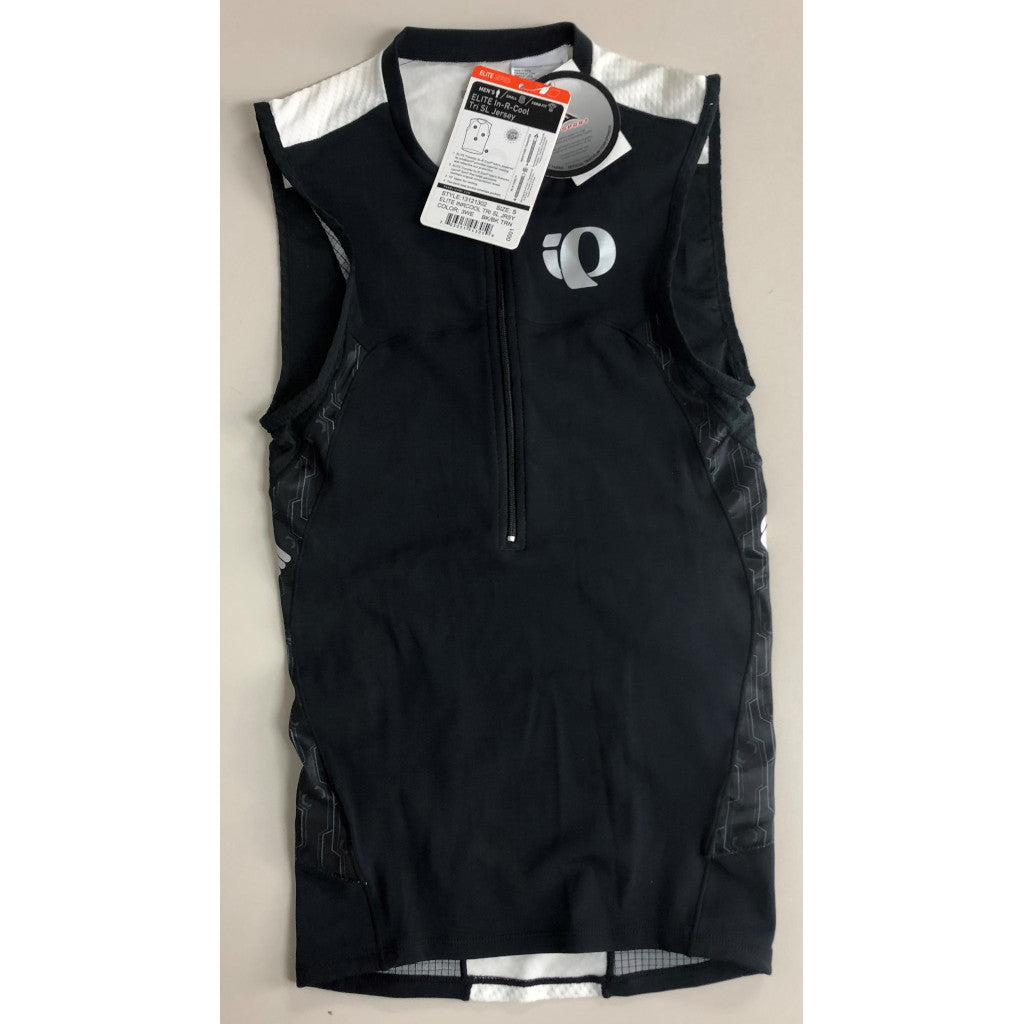 Pearl Izumi Elite In-R-Cool Tri Singlet, Herren, trikot, schwarz/weiß, Größe S