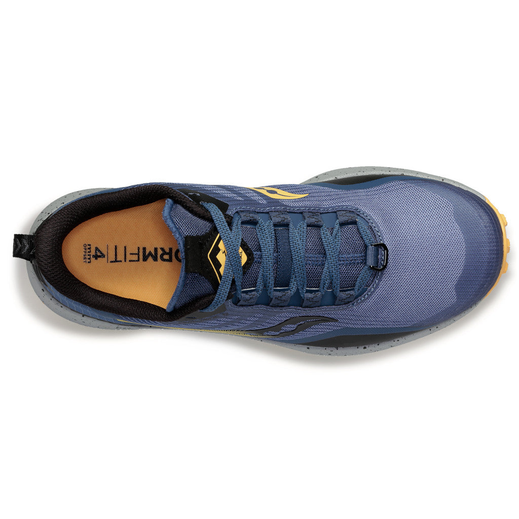 Saucony Peregrine 12, Damen, basin/gold, blau/gold