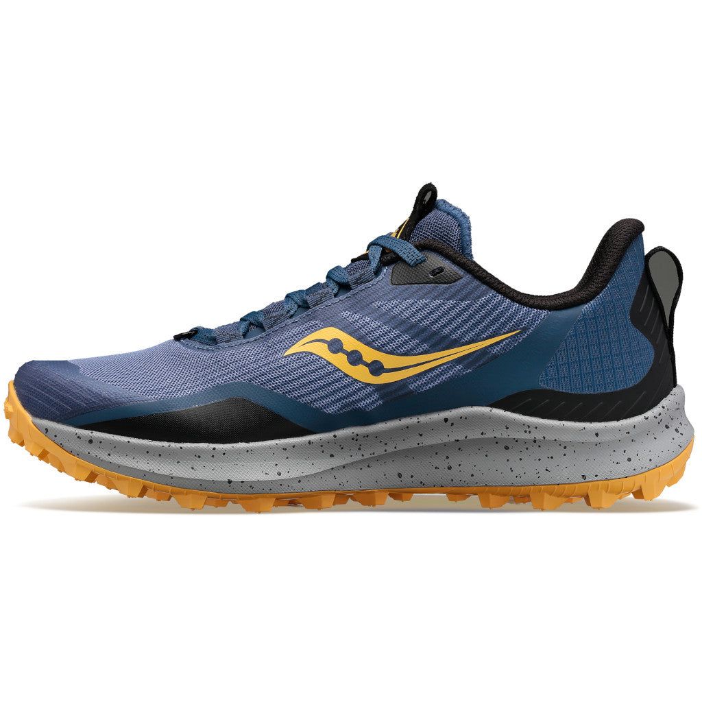 Saucony Peregrine 12, Damen, basin/gold, blau/gold