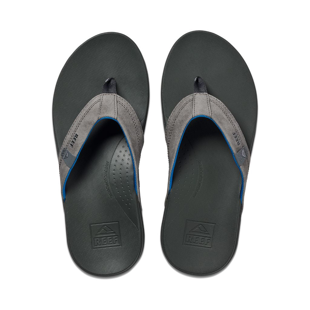 REEF Sandale Herren Cushion Spring, grey/blue, grau/blau, Flipflop