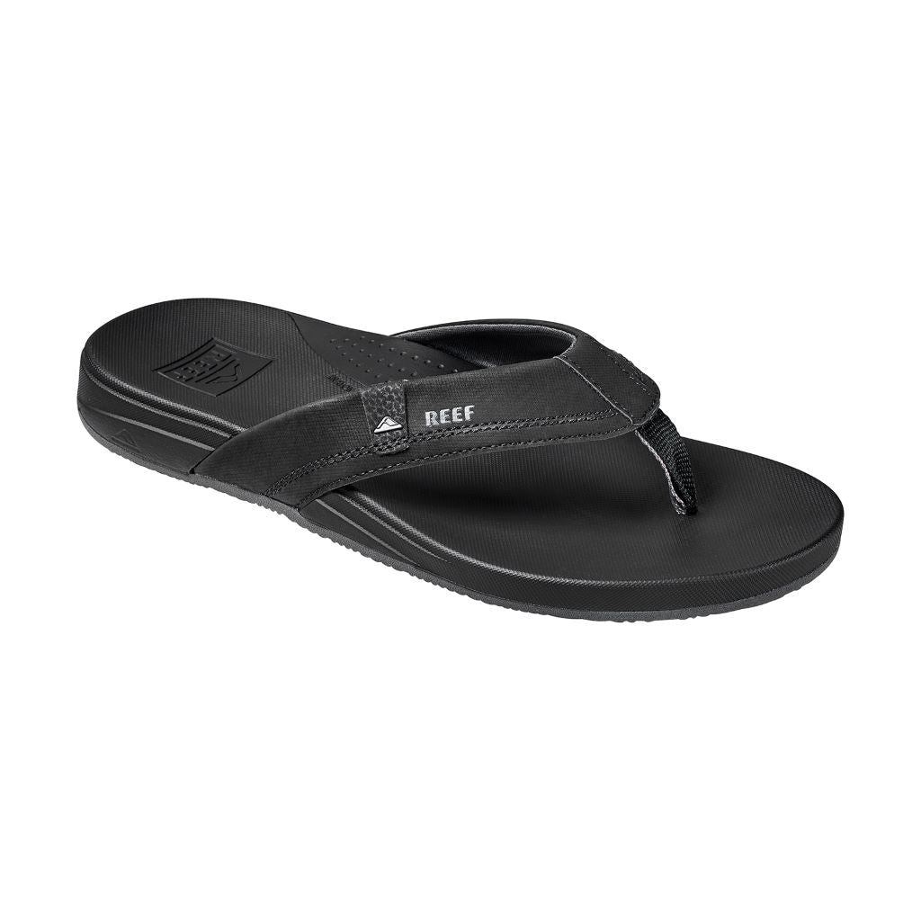 REEF Sandale Herren Cushion Spring, black/grey, schwarz/grau, Flipflop