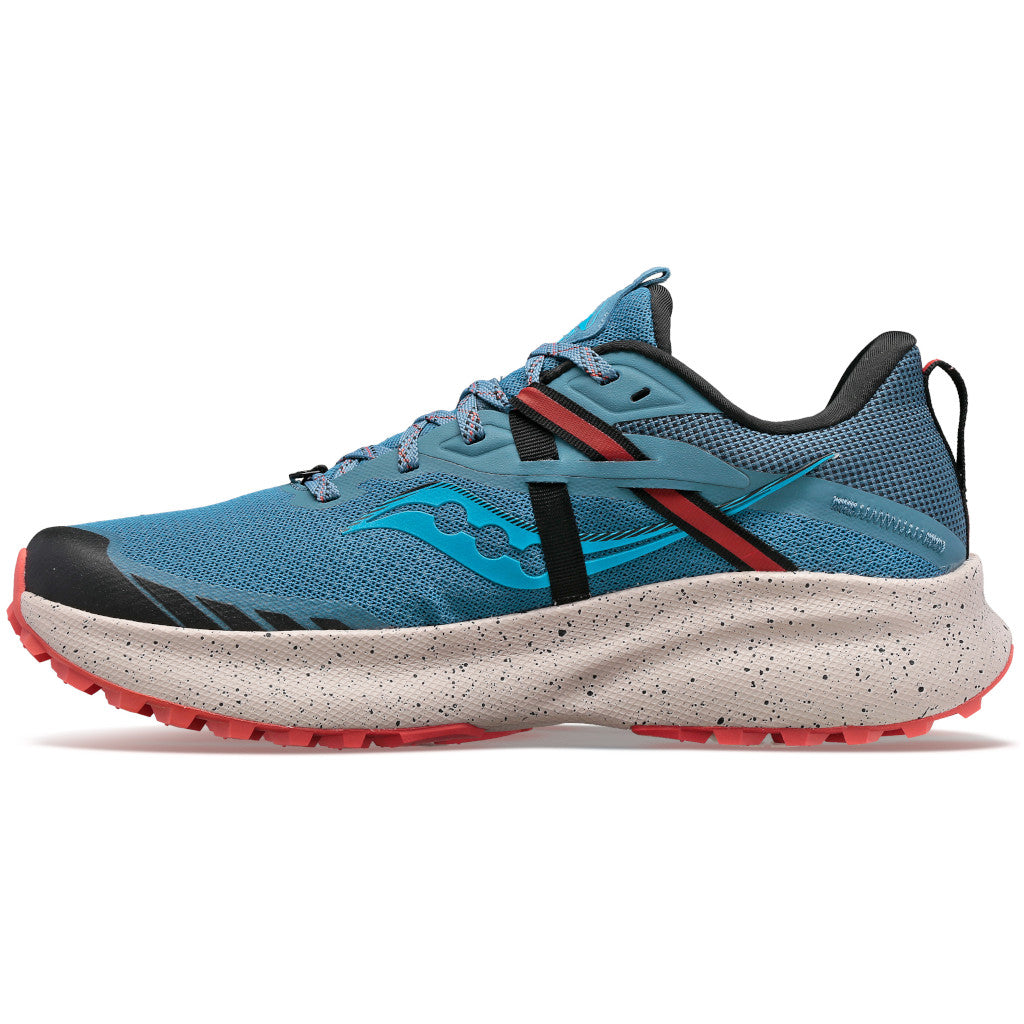 Saucony Ride 15 TR, Damen, mist/ember, blau