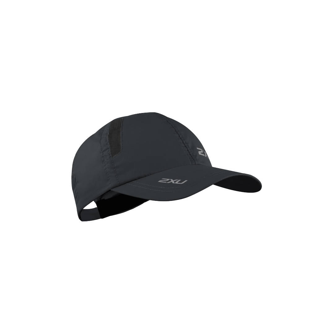 2XU Run Cap, Unisex, schwarz