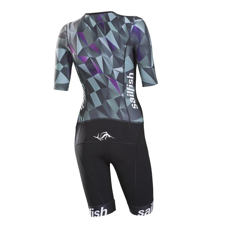 Sailfish Aerosuit Comp Square, Damen, schwarz/blau/graphit