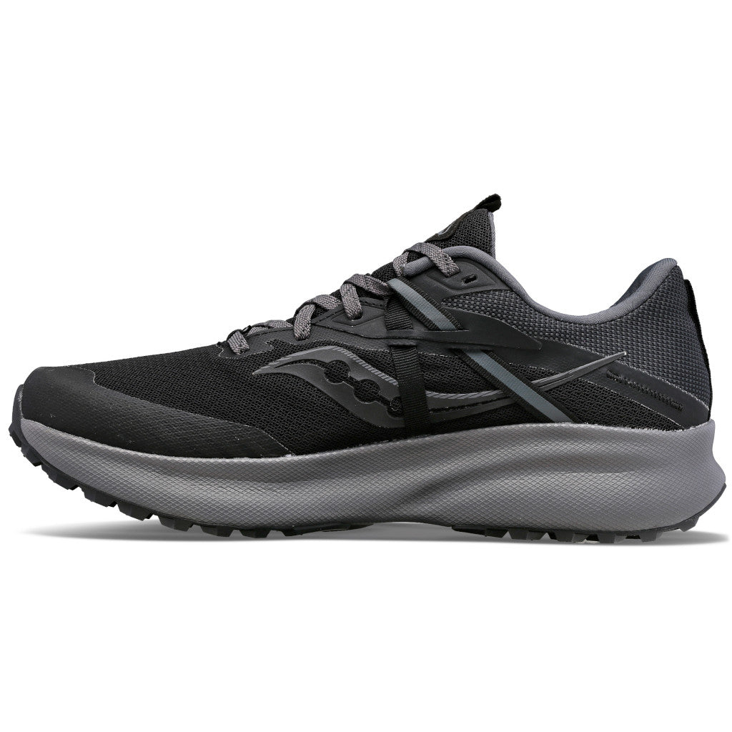 Saucony Ride 15 TR GTX, Herren, black/charcoal, schwarz/grau