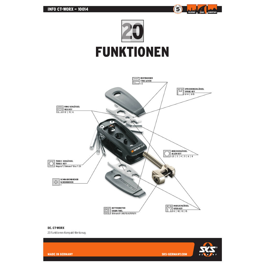 SKS CT-Worx (20 Funktionen)