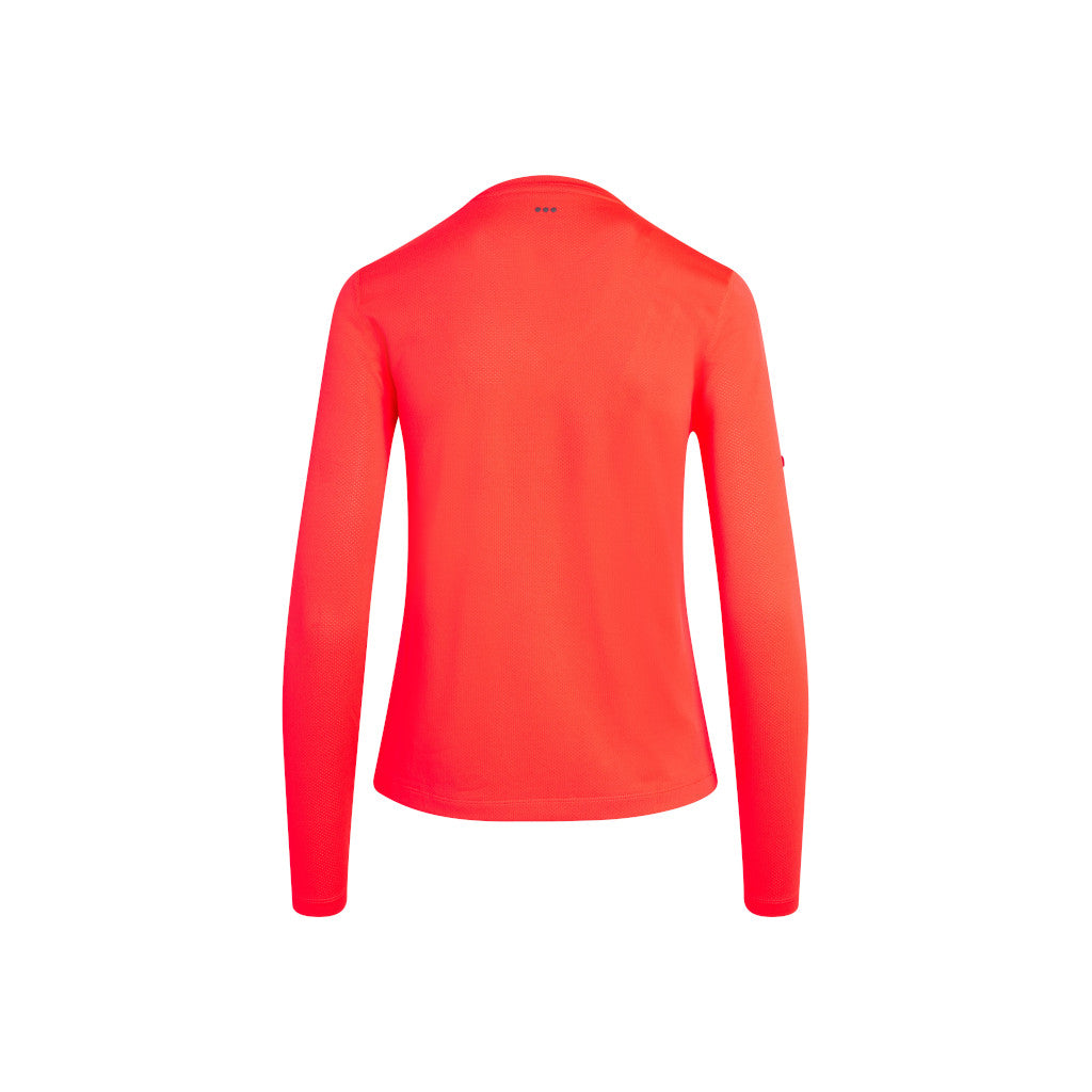Saucony Stopwatch Graphic Long Sleeve, Langarm-Shirt, Damen, vizi red graphic