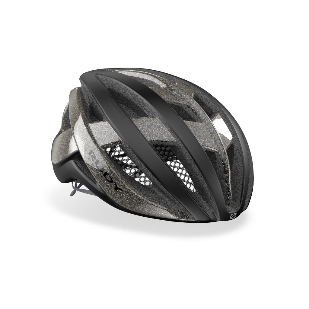 RUDY Project Venger Reflective Road, Radhelm, gun matte-shiny, reflektierend grau/schwarz