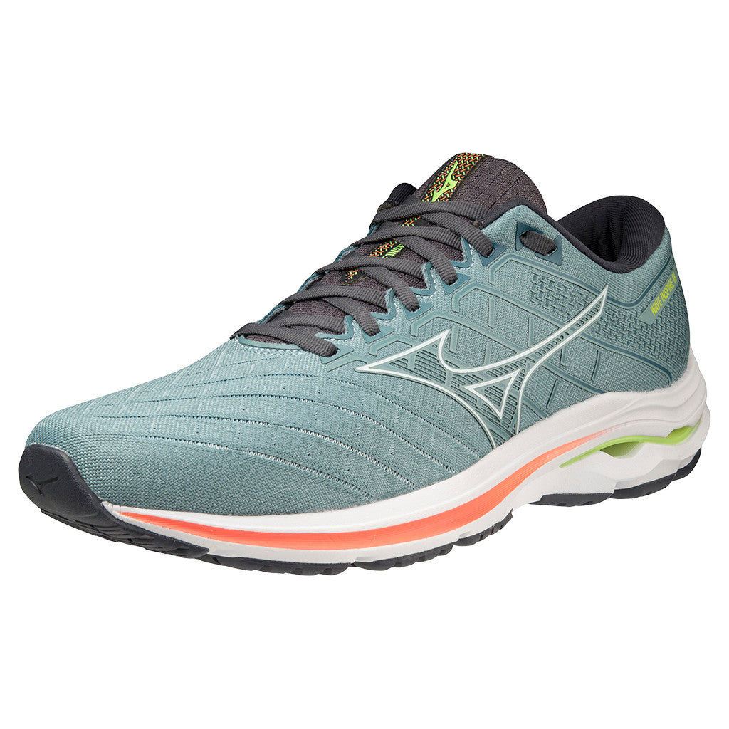 MIZUNO Inspire 18, Herren, Smoke Blue/White/Neon Flame, blaugrau/weiß